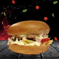 CHICKEN CHAPLI BURGER