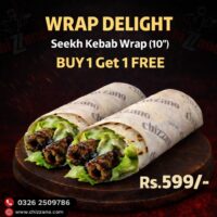 WRAP DELIGHT (Seekh Kebab Wrap)