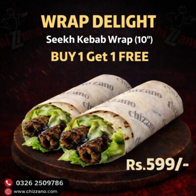 WRAP DELIGHT (Seekh Kebab Wrap)